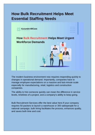Kutumbh-HRCare-How-Bulk-Recruitment-Helps-Meet-Essential-Staffing-Needs