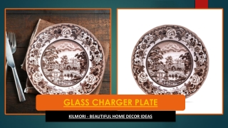 Glass Charger Plate
