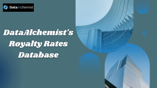 Global Royalty Rate Insights for Advanced Transfer Pricing