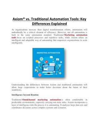 Traditional Automation Tools Key Differences Explained