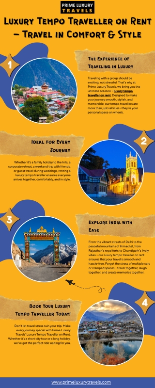 Luxury Tempo Traveller on Rent – Travel in Comfort & Style