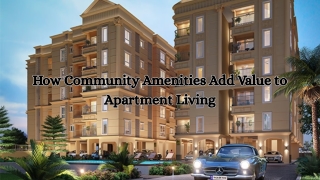 How Community Amenities Add Value to Apartment Living