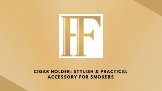 Cigar Holder Stylish & Practical Accessory for Smokers