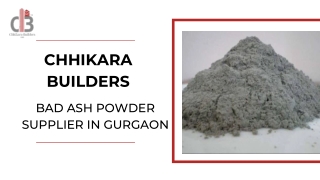 Reliable Bad Ash Powder Supplier in Gurgaon