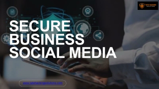 Tate Hacking Solutions  Secure Business Social Media & Protect Your Brand
