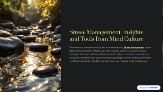 Mastering Stress Management: Simple Steps to a Calmer Life