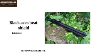 Black aces heat shield