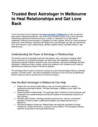 Heal Relationships and Emotions with Spiritual Healer in Carlton