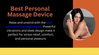 Best Personal Massage Device