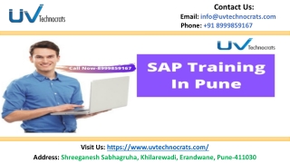 Best SAP Classes in Pune | UV Technocrats