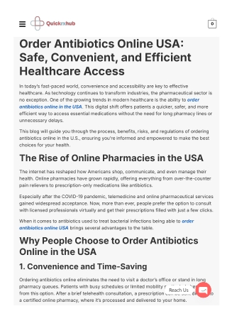 Order Antibiotics Online USA