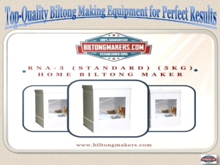 Top-Quality Biltong Making Equipment for Perfect Results