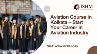 Aviation Course in Kolkata – Start Your Career in Aviation Industry