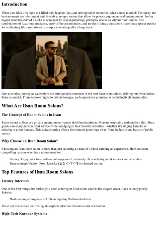 Unforgettable Moments in the Best Ilsan Room Salons