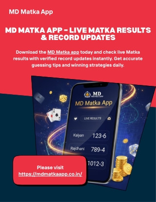 MD Matka App – Live Matka Results & Record Updates