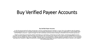 Top 13 Place to Buy Verified Payeer Accounts in 2025 ...