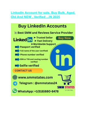 LinkedIn Accounts How do Buy,,,..