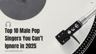 Top 10 Male Pop Singers You Can’t Ignore in 2025