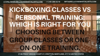 Kickboxing Classes vs Personal Training