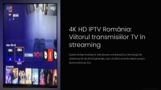 4k hd iptv Romania