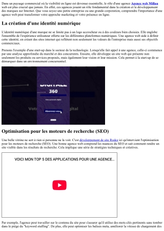L'importance d'une agence web dans le développement de votre marque