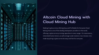 altcoin cloud mining