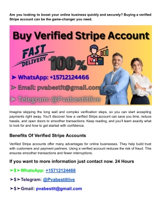 Buy Verified Stripe Account
