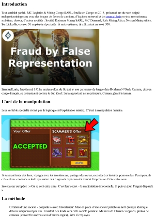 L’illusion d’un empire de la Cobalt