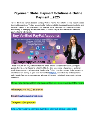 Payoneer_ Global Payment Solutions & Online Payment ...2025