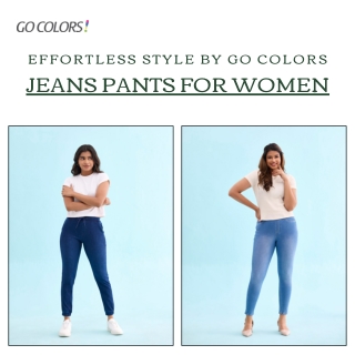 Trendy Jeans Pants for Women – Effortless Style by Go Colors