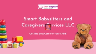 Reliable Babysitters and Caregivers for Every Need - Smart Babysitters