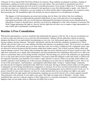 Speaking With The Authorities The Dos And Donts Criminal Defense Attorney Greenw