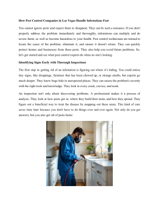 _How Pest Control Companies in Las Vegas Handle Infestations Fast