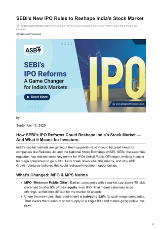 asbgrowthventures.com-SEBIs New IPO Rules to Reshape Indias Stock Market