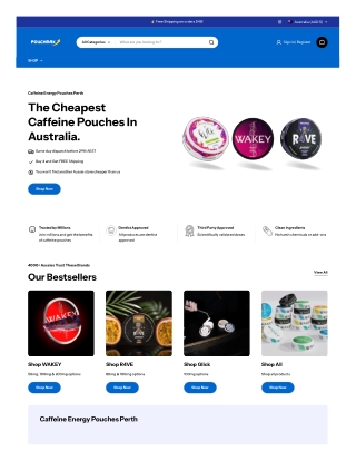 Caffeine Energy Pouches Perth