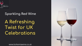 Sparkling Red Wine in the UK A Refreshing Twist for Dinner Parties and Celebrations