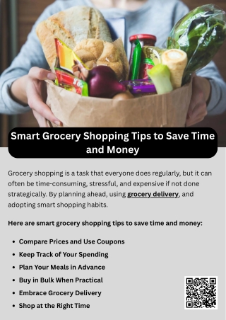 Smart Grocery Shopping Tips to Save Time and Money