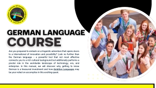 German Language Course at Ambition Institute of Foreign Languages