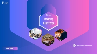 Fluxx Conference Upcoming Conferences