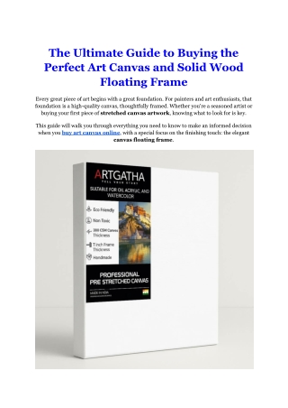 Artgatha-Guide-Buying-Canvas-Floating-Frames