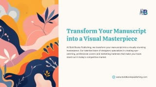Transform Your Manuscript into a Visual Masterpiece