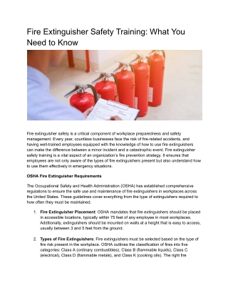 Fire Extinguisher Safety Training_ What You Need to Know - www.impactsafetyinc.com