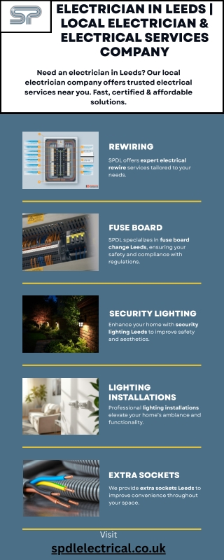 Electrical Rewire, Fuse Board Change, Extra Sockets & Lighting Services in Leeds