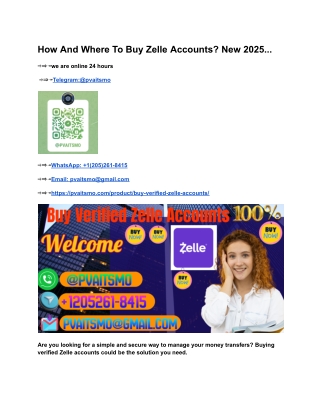 How And Where To Buy Zelle Accounts_ New 2025... (1)