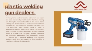 plastic welding machines