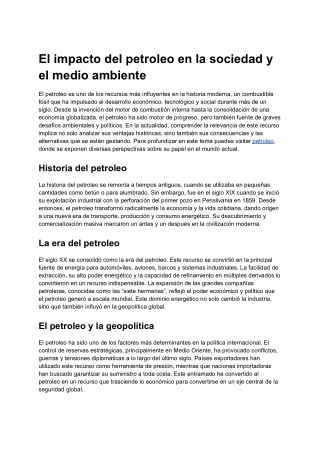 petroleo