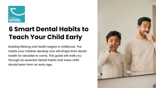 Essential Smart Dental Habits to Teach Your Child for Life