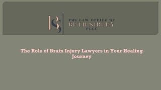 The Role of Brain Injury Lawyers in Your Healing Journey