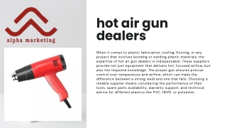 plastic welding machines