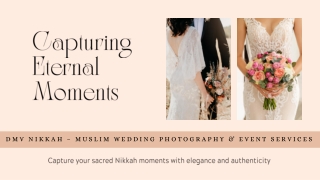Muslim Wedding Photography & Event Services